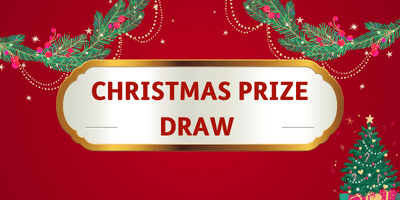 Christmas Prize Draw poster